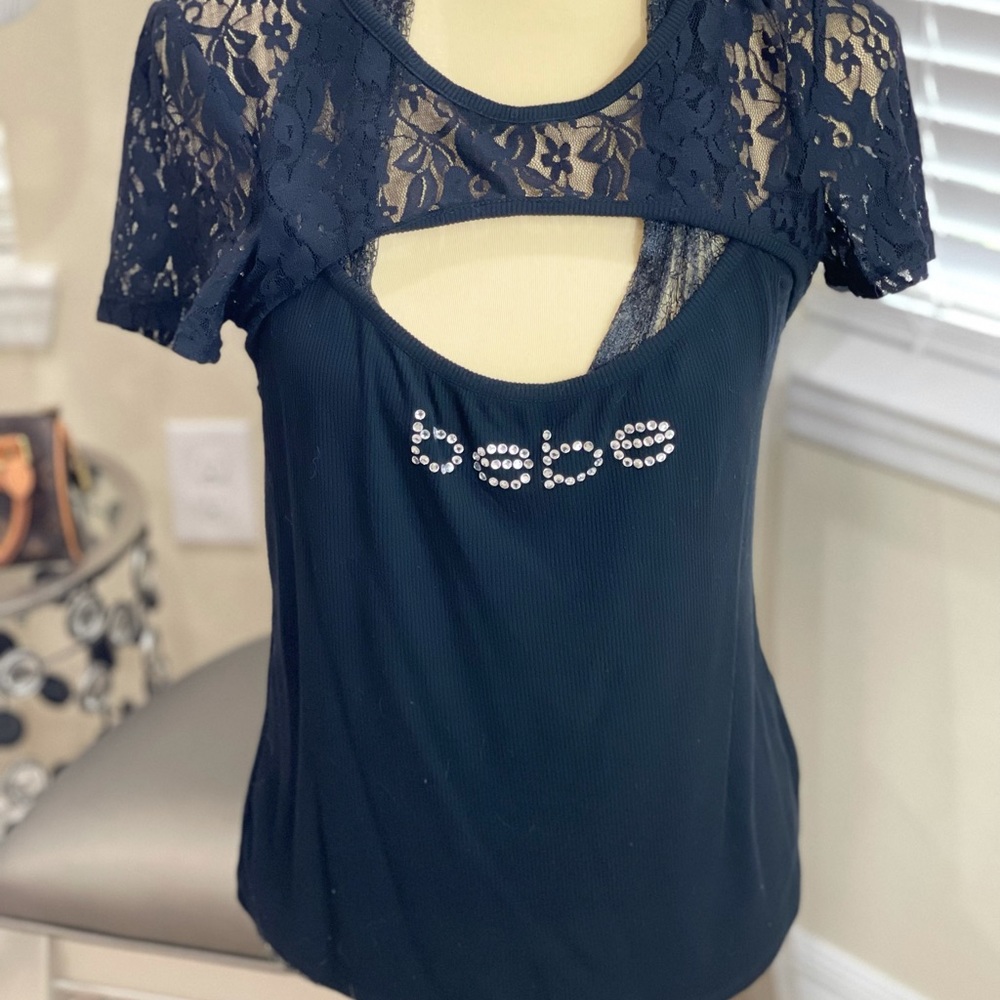 Black Diamond Bebe laced shirt!